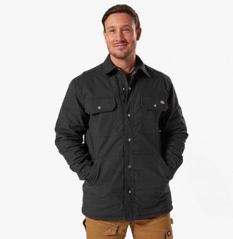 Dickies DUCK Heren Shirtjack Zwart