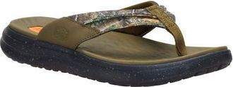 Hey Dude Finn RealTree Flip Flop in Green at Nordstrom, Size 14