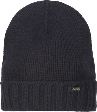 Moorer Berretto a coste - - Accessories - Donna - Blu - ONE SIZE