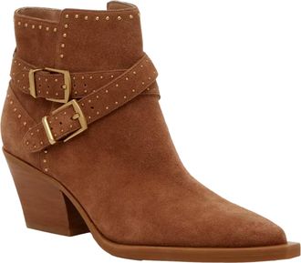Dolce Vita Roland Western Bootie Pecan Tan ROLAND-BRN Womens