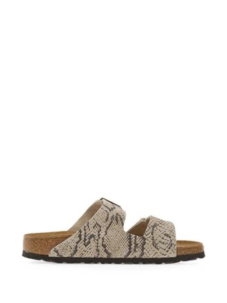 Birkenstock Arizona Snake Oyster, Suede Leather
