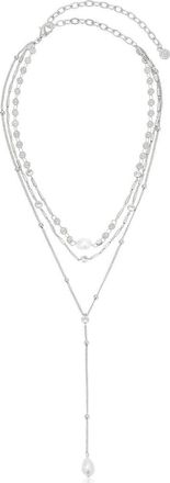 Ettika Forever Falling Y-Necklace in Silver at Nordstrom