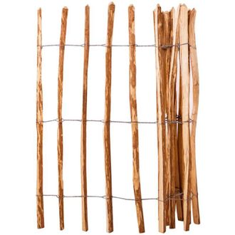 vidaXL vidaXL Staccionata in Legno di Nocciolo 120x250 cm