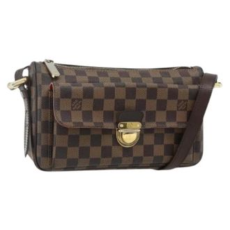 Louis Vuitton Pre-owned Cross Body Bags, female, Brown, Size: ONE SIZE Pre-owned Vintage Damier Ebene Shoulder Bag