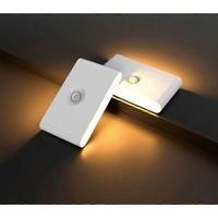 OEM Juego De 2 Luces Nocturnas Led, L&aacute;mparas Y Letreros Led, L&aacute;mparas De Inducci&oacute;n Recargables Por Usb, L&aacute;mparas De Inducci&oacute;n Led Magn&eacute;ticas Para Dormitor