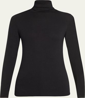 Majestic Filatures Soft Touch Long-Sleeve Turtleneck