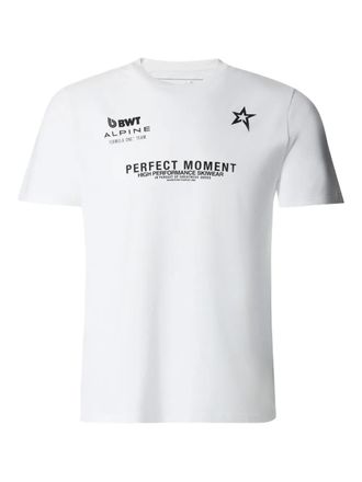 Perfect Moment Alpine logo-print T-shirt - unisex - Cotton - S - White
