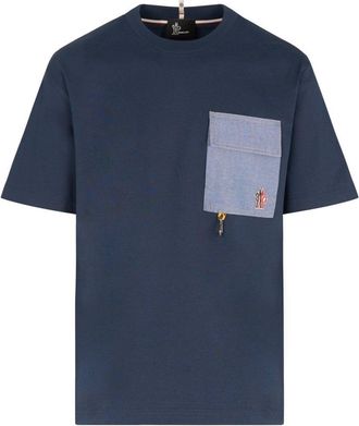 Moncler DYNAMICS POOCKET T SHIRT Size: XXL, colour: NAVY