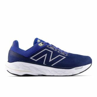 New Balance Mens Fresh Foam X 860V14 Running Shoes In Galaxy Blue With Nb Navy And Winter Grass