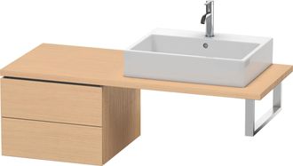 Duravit Duravit L-cube Armario Bajo Para Consola, 2 Cajones