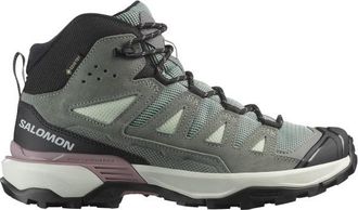 Salomon X Ultra 360 Leather Mid GORE-TEX Wanderschuhe für Damen | grau