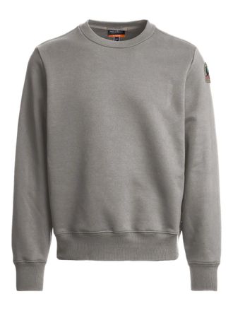 Parajumpers Sweater met ronde hals en patch - Grijs