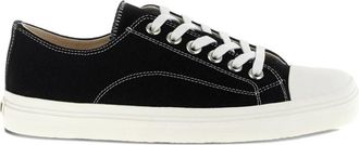 Moschino Zwarte Zijde & Nylon Sneakers - Heren - Sneakers - Zwart - 43 EU - Nylon - Schoenen