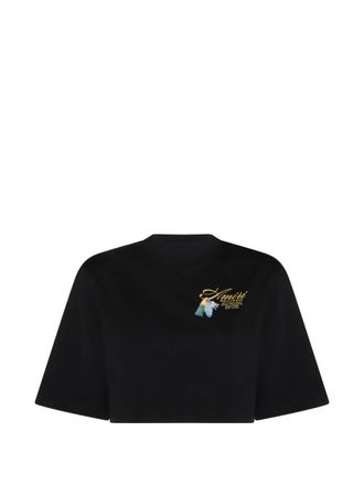 Amiri Chateau Keys Cropped Tee