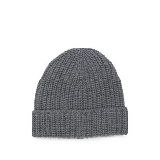 La Fileria Ribbed-knit Beanie Hat