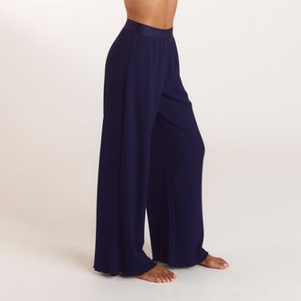 Lounge Soft Waffle Pyjama Broek - Marineblauw - XXL