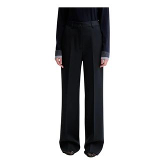 Bally Wijde broek - Dames - Wijde Broeken - Blauw - S - Katoen - Broeken