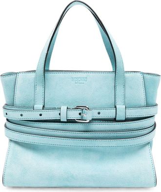 Moschino Borsa a mano Tie Me di Moschino in pelle