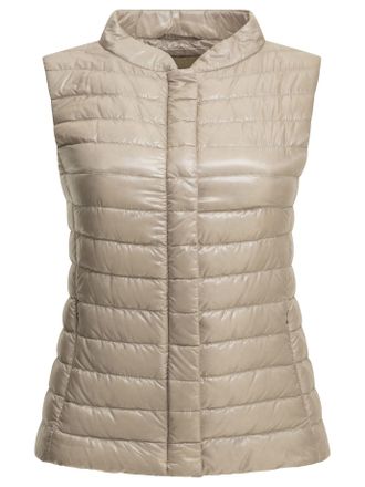 Herno ultralicht nylon mouwloos jack
