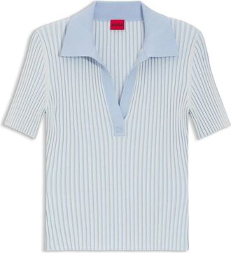 HUGO BOSS V-hals Truien - Dames - V-hals truien - Blauw - S - Truien & Vesten