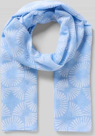 More & More More & More Schal im Allover-Look in Hellblau, Gr&ouml;&szlig;e 1