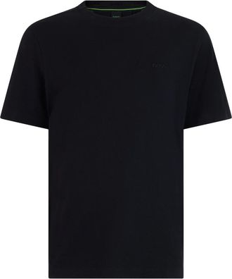 HUGO BOSS Klassiek Katoenen T-shirt - Heren - T-shirts - Zwart - S - Katoen - Tops