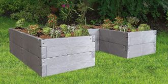 Juwel Cama Elevada Juwel Timber Ergoline (estructura Variable, 100% Reciclable, Cama De Jard&iacute;n De Pl&aacute;stico, Capacidad 1650 L) 20829