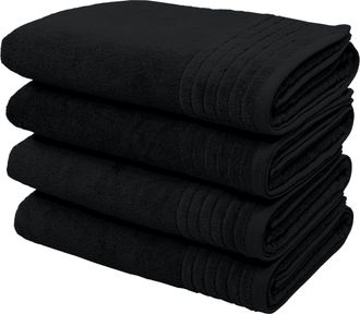 My Home Duschtücher »Sanremo Premium, Premium Handtücher, 600 gr/m², 70x140cm« mit Bordüre, flauschig und weich, dicke Qualität, 5 Jahre Garantie