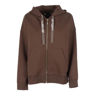 Max Mara Felpa Jour - male - Max Mara - Zip-throughs - Brown - M - Sweatshirts & Hoodies