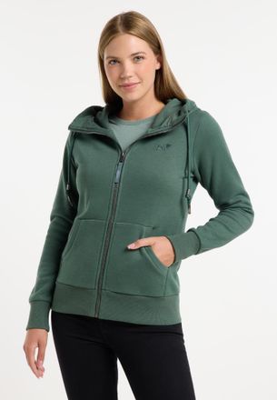 Ragwear Kapuzensweatjacke RAGWEAR NESKIA ZIP, Damen, Gr. XXL, pine gr&uuml;n, Sweatware, Obermaterial: 70% Baumwolle, 30% Polyester, unifarben, normal, Rundhals, S