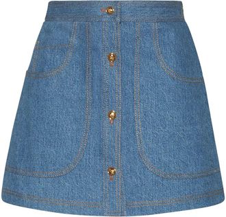 Adam Lippes Shorts in stile gonna Bennet - Blu