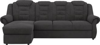 HOME AFFAIRE Ecksofa »Boston L-Form« mit hoher Rückenlehne, wahlweise mit Bettfunktion