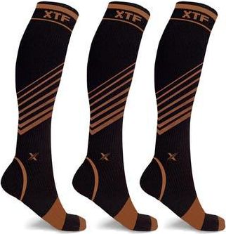 Extreme Fit 3-Pack Copper Infused Ankle Length Compression Socks in Mix at Nordstrom Rack, Size Large/x-Large