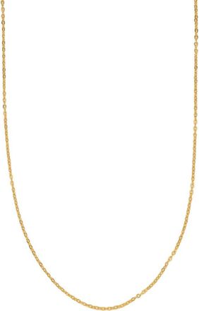 Made by Mary Adjustable Flat Cable Chain in Gold Filled at Nordstrom