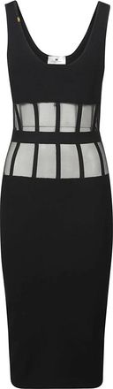 Elisabetta Franchi Mujer, Vestidos, Negro, Talla: L