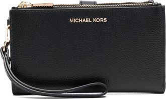 Michael Michael Kors Adele smartphone wallet - women - Calf Leather - One Size - Black
