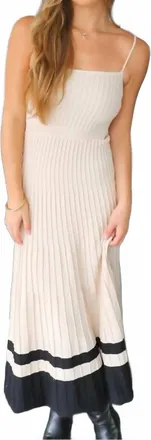 Olivaceous Kenzie Dress In Khaki