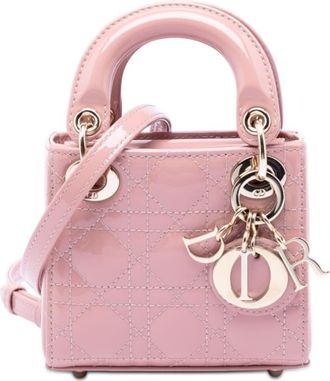 Dior Pre-owned Dior Micro Patent Cannage Lady Ladies 2UOKDK4Q7TGHUN6O