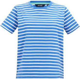 Regatta Bayletta Striped T-Shirt in Sonic Blue And White at Nordstrom, Size 4