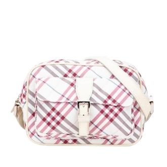 Burberry Pre-owned Cross Body Bags, female, Multicolor, Size: ONE SIZE Pre-owned Canvas Crossbody Bag
