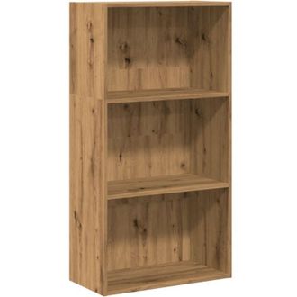 vidaXL Bookcase Artisian Oak 60x30x114 cm Engineered Wood vidaXL