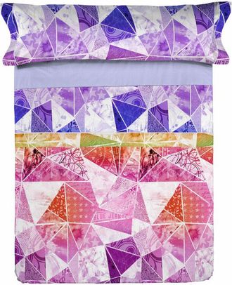 Lois Juego De S&aacute;banas Lois Mailen Malva Cama De 105