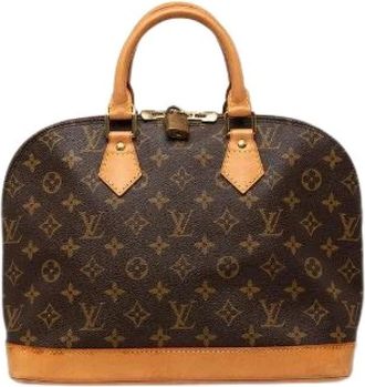Louis Vuitton Borsa Vintage Pre-owned in Tela - - Pre-owned - Donna - Marrone - ONE SIZE