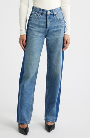 Rag & Bone Shea High Waist Straight Leg Jeans in Balboa Shadow at Nordstrom, Size 25