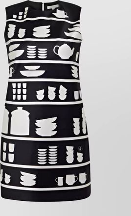 J.W.Anderson graphic print sleeveless mini dress