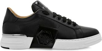 Philipp Plein Heren, Schoenen, Zwart, Maat: 39 EU Leer
