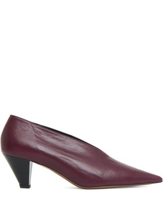 Mansur Gavriel Kiki heeled pumps - Red