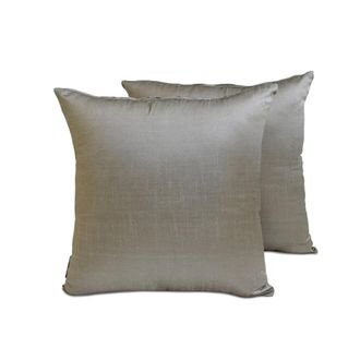 OEM Fundas De Almohada Lumbares Decorativas Homecentric, Color Topo, Paquete De 2, 35,5 X 61 Cm, Ray&oacute;n, Color Liso, Estilo Moderno