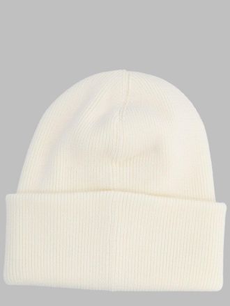 Canada Goose 6936M_9467 Wool Ribbed Winter Hat - White