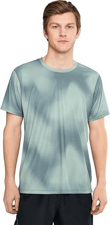 Brooks Dash Shorts Sleeve Printed Mens Workout Euphoryc Slate : 2XL, Polyester